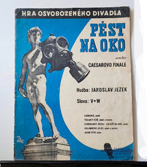 PÉST NA OKO anebo CAESAROVO FINALE. Hudba: JAROSLAV JEŽEK, Slova: V+W.  Osvobozené divadlo. - 1938.