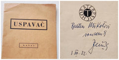 JOE JENČÍK. USPAVAĆ. Balet. - 1932. Florent Schmitt.