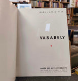VASARELY.  Paris, Musée des Arts Décoratifs, 1963.