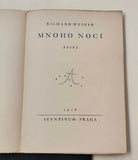Weiner, Richard: Mnoho nocí. 5 il. Josef Šíma. - 1928.