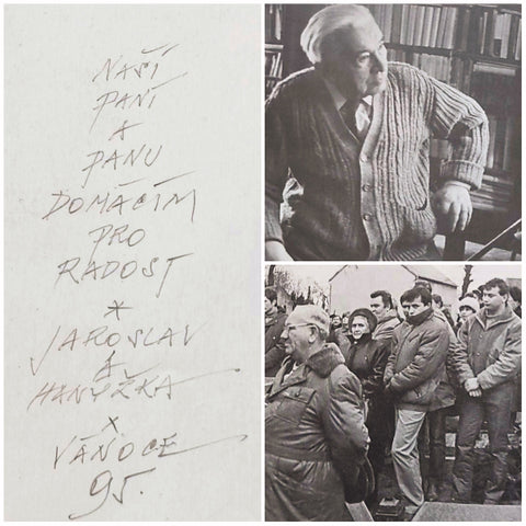 Zpráva o pohřbu básníka Jaroslava Seiferta ve fotografiích Jaroslava Krejčího. - 1995.