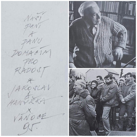 Zpráva o pohřbu básníka Jaroslava Seiferta ve fotografiích Jaroslava Krejčího. - 1995.