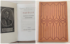 BRACCIOLINI, POGGIO: FACÉCIE. - 1927.