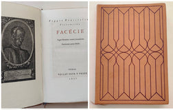 BRACCIOLINI, POGGIO: FACÉCIE. - 1927.