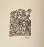 François Villon. 8 dřevorytů Zdeněk Mézl. - 1986.