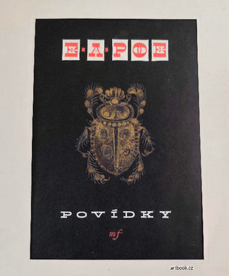 BĚHOUNEK, JIŘÍ. E. A. POE. POVÍDKY. - návrh obálky.