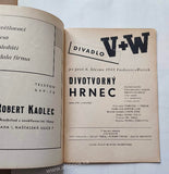 VOSKOVEC A WERICH: DIVOTVORNÝ HRNEC. - divadelní program, 1948.