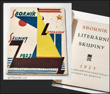 SBORNÍK LITERÁRNÍ SKUPINY - 1923. Obálka JOSEF ZAMAZAL. Coubine; Hoffmeister; Šíma; Muzika ...