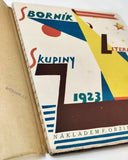 SBORNÍK LITERÁRNÍ SKUPINY - 1923. Obálka JOSEF ZAMAZAL. Coubine; Hoffmeister; Šíma; Muzika ...
