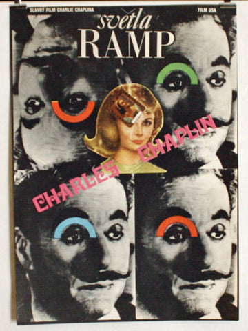 Grygar - SVĚTLA RAMP. / 1973. Filmový plakát. Režie: Charles Chaplin. 400x290