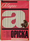 CHLAPEC A OPIČKA. - 1966. Filmový plakát. 400x290