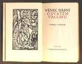 VĚNEC BÁSNÍ O SVATÉM VÁCLAVU. - Vigilie, 1929.