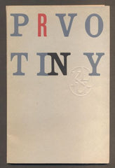 PRVOTINY. Sborník prací spisovatelů a ilustrátorů. - 1961, typo Oldřich Hlavsa.