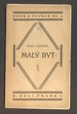EDGAR, EMIL: MALÝ BYT. - (1923).