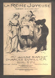ANDRÉ BARDE; CHARLES CUVILLIER: LA REINE JOYEUSE - VALSE LENTE. - 1913.