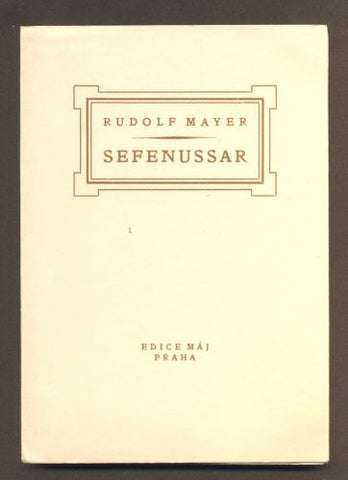 MAYER, RUDOLF: SEFENUSSAR. Fragment. - 1939.
