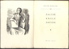 BABLER, OTTO: ŽALTÁŘ KRÁLE DAVIDA. - 1935.