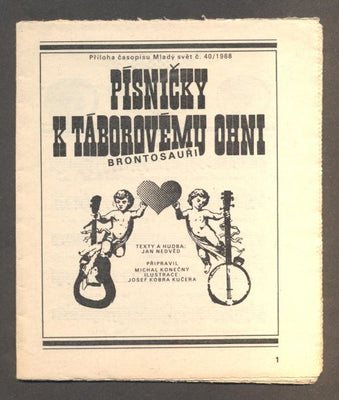 BRONTOSAUŘI - PÍSNIČKY K TÁBOROVÉMU OHNI. - 1988.