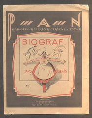 RUBÍN, IVO: BIOGRAF.  - 1922. KABARETNÍ REPERTOIR ČERVENÉ SEDMY č. 19.