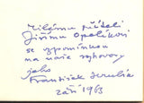 HRUBÍN, FRANTIŠEK: HODINA ZAMILOVANÝCH. - 1963. Malá edice poezie.