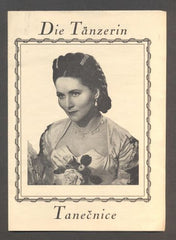 Glázrová - TANEČNICE. - Filmový program. 1943.