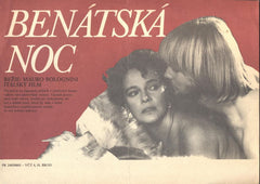 Laura Antonelli; Jason Connery - BENÁTSKÁ NOC. - 1986. Filmový plakát.