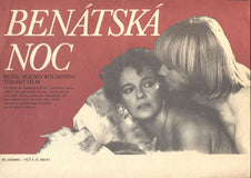 Laura Antonelli; Jason Connery - BENÁTSKÁ NOC. - 1986. Filmový plakát.