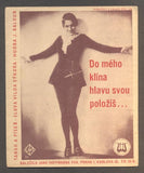 SÝKORA, V.; BALOUN, J.: DO MÉHO KLÍNA HLAVU SVOU POLOŽÍŠ ... - 1922. Písničky z Prahy č. 103.