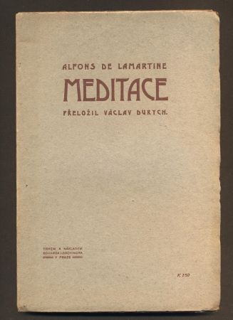 LAMARTINE, ALPHONSE DE: MEDITACE. - 1907.