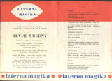 LADISLAV RYCHMAN - JIŘÍ PROCHÁZKA: REVUE Z BEDNY. - LATERNA MAGIKA 1967. /a/
