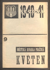 MĚSTSKÁ DIVADLA PRAŽSKÁ - Květen č. 9. Sezona 1940 - 41.