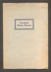 POZNÁMKY BOŽENY NĚMCOVÉ. - 1939.