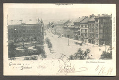 GRUSS AUS SMÍCHOV! PRAHA. - Korespondenční lístek.