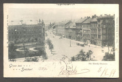 GRUSS AUS SMÍCHOV! PRAHA. - Korespondenční lístek.