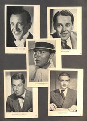 Kinorevue - kartičky: Rolf Wanka - Gustav Fröhlich - Maurice Chevalier - Fred Astaire - Henry Fonda.