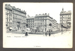 PRAHA - FÜGNEROVO NÁMĚSTÍ. - Korespondenční lístek.