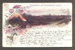 POZDRAV ZE STOVĚŽATÉ PRAHY. - Pohlednice. Dopisnice.