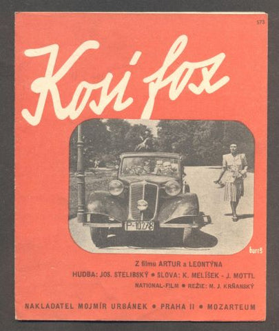 LÍDA BAAROVÁ - ARTUR A LEONTÝNA "KOSÍ FOX" - 1940.