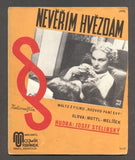 JIŘINA ŠEJBALOVÁ - "NEVĚŘÍM HVĚZDÁM". - 1937.