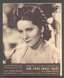 MARIE GLÁZROVÁ - "VÍM, PROČ SRDCE TOUŽÍ". - 1943.