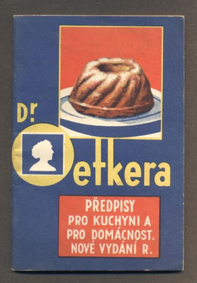 Dr. OETKERA PŘEDPISY. - (po r. 1920) /kuchařka/