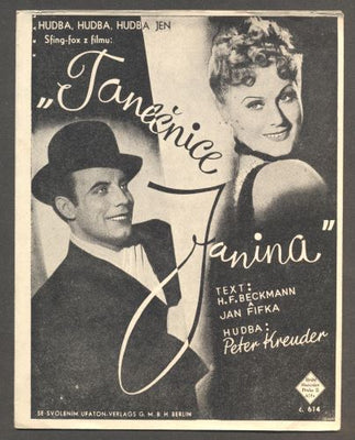 MARIKA RÖKK; JOHANNES HEESTERS - "HUDBA, HUDBA, HUDBA JEN!" - 1939.