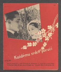 MÁŇA ŽENÍŠKOVÁ; JIŘÍ HRON - "KAŽDÉMU SRDCE PORUČÍ". - 1933.