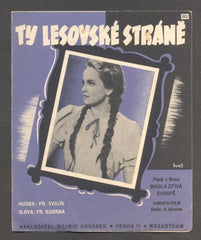 ZDENKA SULANOVÁ - "TY LESOVSKÉ STRÁNĚ". - 1940.