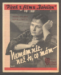 HANA VÍTOVÁ - "NEMÁM NIC, NEŽ TO, CO MÁM". - 1937.