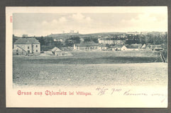 GRUSS AUS CHLUMETZ BEI WITTNGAU / CHLUM U TŘEBONĚ. - 1900. Pohlednice. Dopisnice.