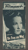 DIE FRAU AM WEG. - Filmpost Programm 271.