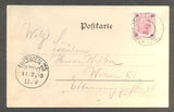 GRUSS AUS CHLUMETZ BEI WITTNGAU / CHLUM U TŘEBONĚ. - 1900. Pohlednice. Dopisnice.