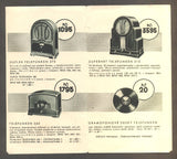 RADIO SYSTEM TELEFUNKEN. Reklamní prospekt. - ceník od 23.prosince 1933.