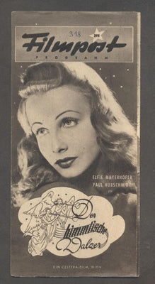 DER HIMMLISCHE WALZER. - Filmpost Programm 298.